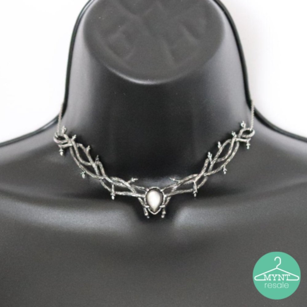 Dixi Skadi Thorn Branch Choker Gothic Necklace